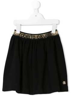 Roberto Cavalli Junior юбка с логотипом в стиле casual