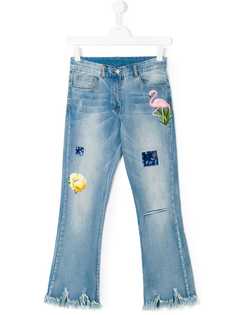 Monnalisa декорированные джинсы
