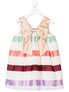 Hucklebones London платье-трапеция в полоску