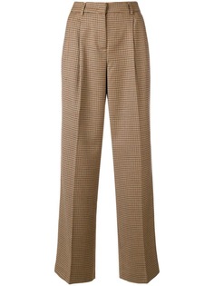 Twin-Set широкие брюки в клетку