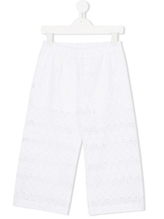 Piccola Ludo брюки с плетеной отделкой