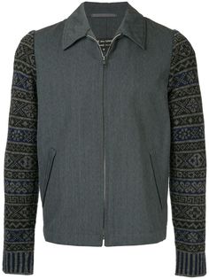 Comme Des Garçons Vintage пиджак с контрастными рукавами