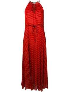 Dvf Diane Von Furstenberg платье макси в горох