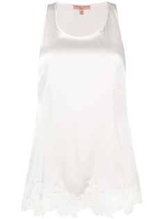 Ermanno Scervino топ с кружевной отделкой