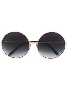 Dolce & Gabbana Eyewear солнцезащитные очки в круглой оправе на зажиме