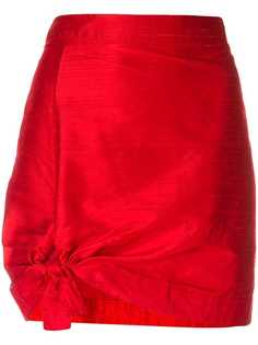 Giorgio Armani Vintage мини юбка с завязкой