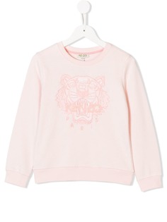 Kenzo Kids свитер с вышивкой логотипа