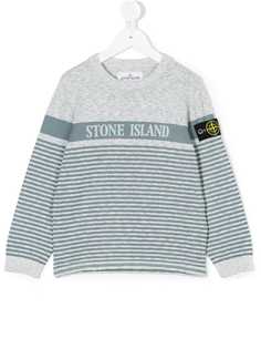 Stone Island Junior толстовка с принтом логотипа