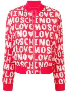 Love Moschino двухсторонняя куртка-бомбер