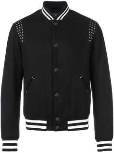 Overcome Teddy studded bomber jacket