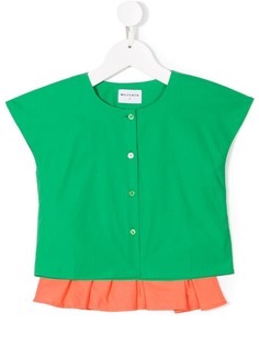 Wolf & Rita рубашка с аппликацией с рюшами сзади