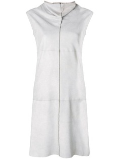 Vanderwilt funnel neck shift dress