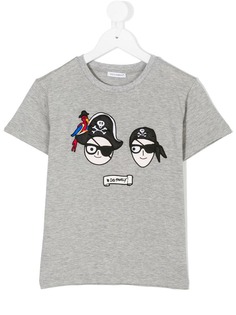 Dolce & Gabbana Kids футболка с принтом пиратов