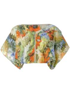 Jean Paul Gaultier Vintage укороченная блузка с принтом