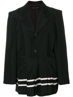 Comme Des Garçons Vintage приталенный пиджак с контрастными полосками