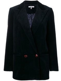 Ganni вельветовая двубортная куртка