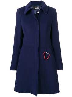 Love Moschino приталенное пальто