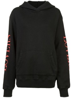 Amiri толстовка с принтом и капюшоном