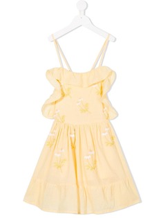 Tuchinda платье с цветочной вышивкой