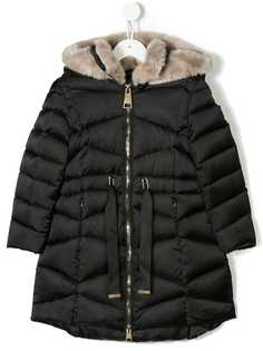 Treapi пуховое пальто на молнии