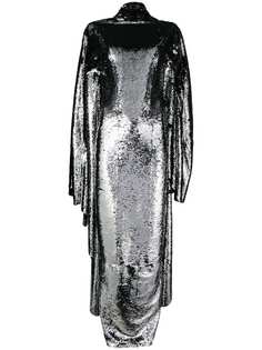 Paula Knorr длинное платье с пайетками