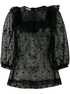 Simone Rocha блузка с оборками