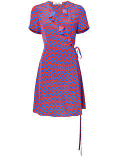 Dvf Diane Von Furstenberg платье с принтом и запахом