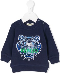 Kenzo Kids джемпер с принтом тигра