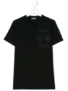 Dsquared2 Kids футболка с нашивками