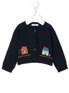 Familiar кардиган с заплатками в виде дома