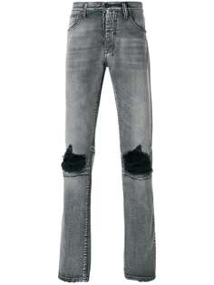 Unravel Project базовые джинсы скинни с рваными деталями