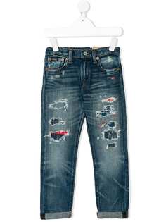 Ralph Lauren Kids джинсы средней посадки с эффектом потертости