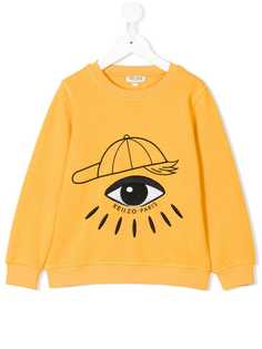 Kenzo Kids толстовка с принтом глаза