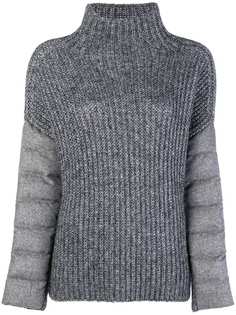 Herno джемпер с дутыми рукавами