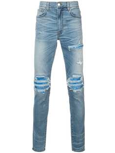 Amiri джинсы MX1 с рваными деталями
