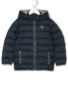 Emporio Armani Kids пуховик с капюшоном