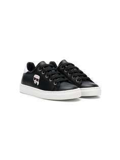 Karl Lagerfeld Kids кроссовки на шнуровке
