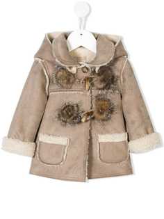 Lapin House hooded duffle coat