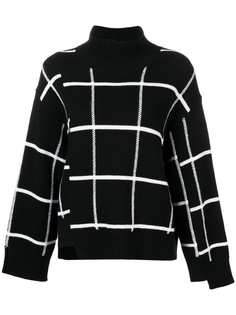 MRZ клетчатый трикотажный джемпер