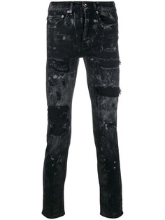 Overcome джинсы скинни с прорванными деталями и выцветшим эффектом