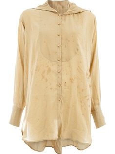 Uma Wang рубашка с драпировкой и матросским воротником