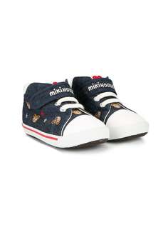 Miki House Bear lace-up sneakers