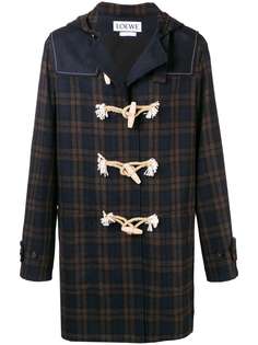 Loewe tartan duffle coat