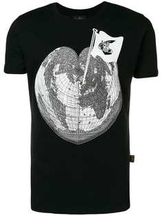 Vivienne Westwood Anglomania футболка с принтом Heart Globe