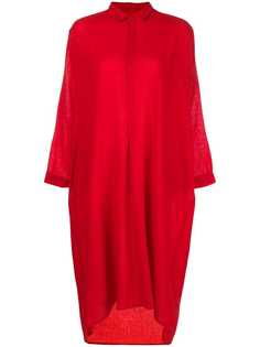 Daniela Gregis side slit high low shirt dress