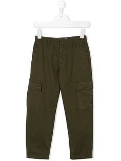 Dondup Kids брюки-карго прямого кроя