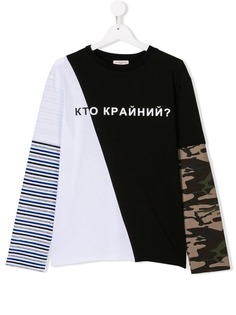 Natasha Zinko Kids TEEN panelled T-shirt