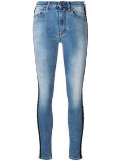 Marcelo Burlon County Of Milan выбеленные джинсы скинни