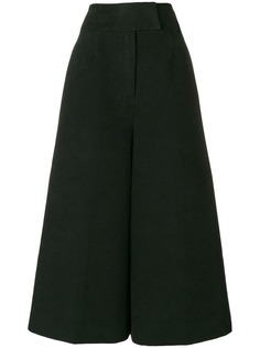 Holland & Holland cropped flared trousers