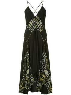 Kitx printed panel insert dress